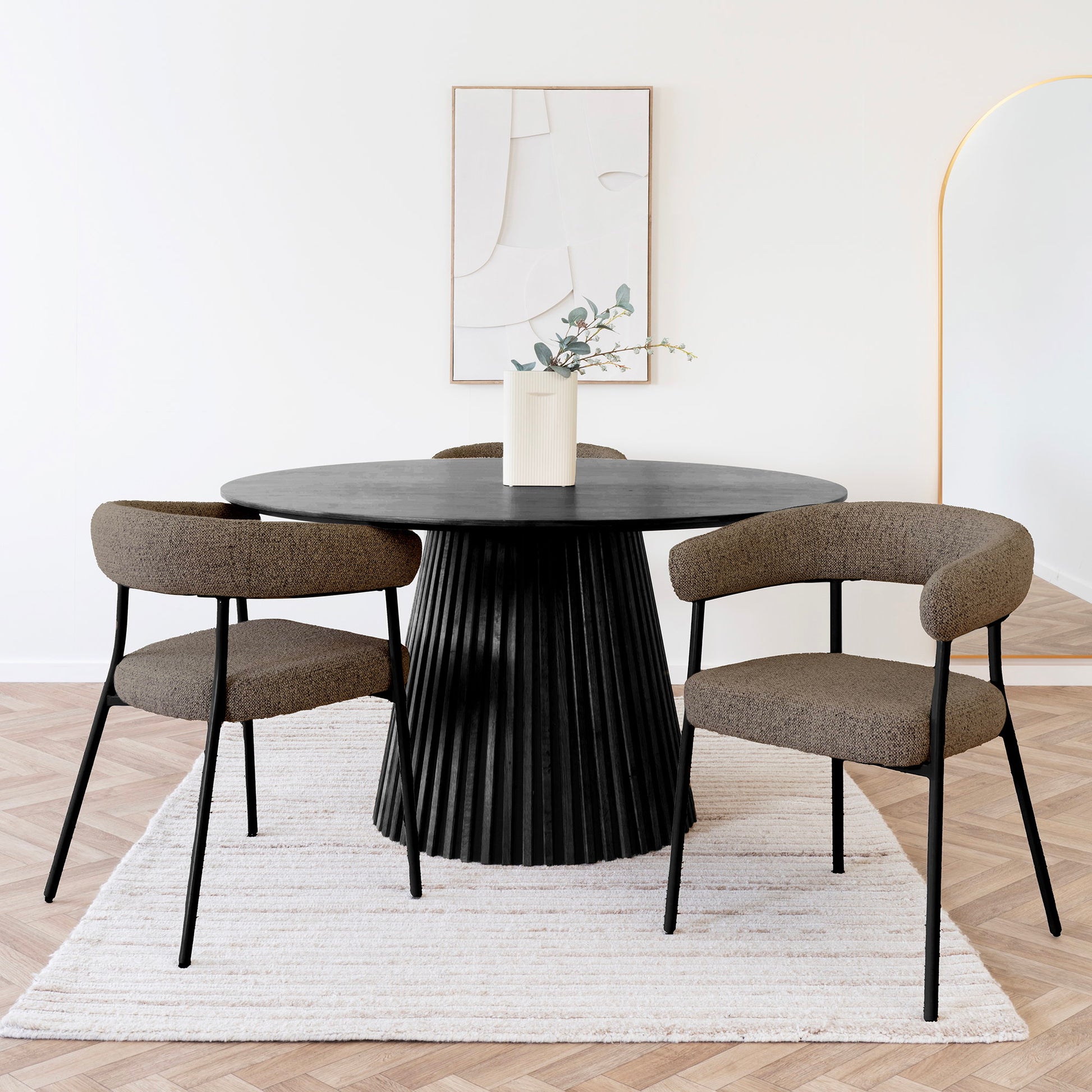 Silla de comedor Trivio - Marrón