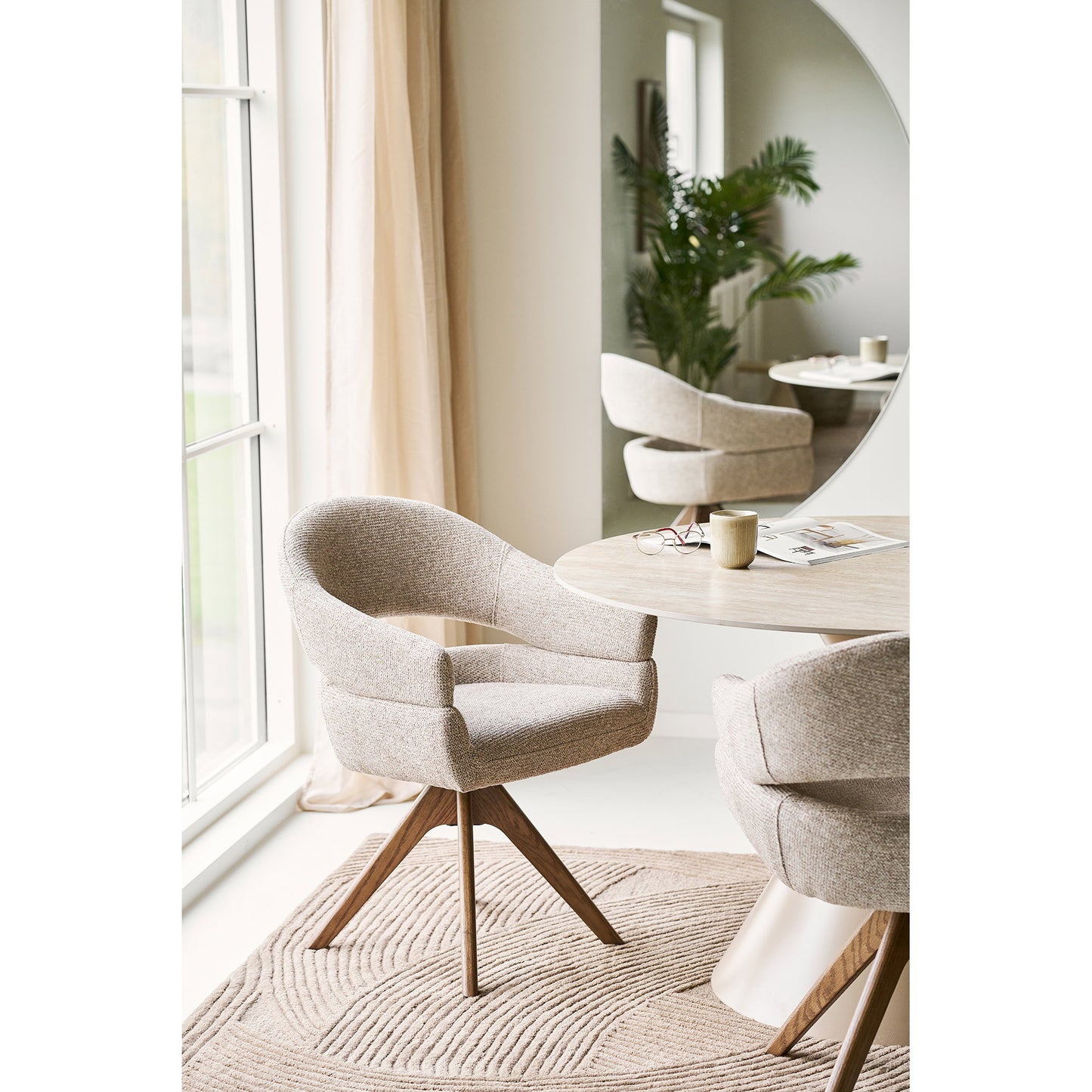 Silla de comedor Dover - Natural