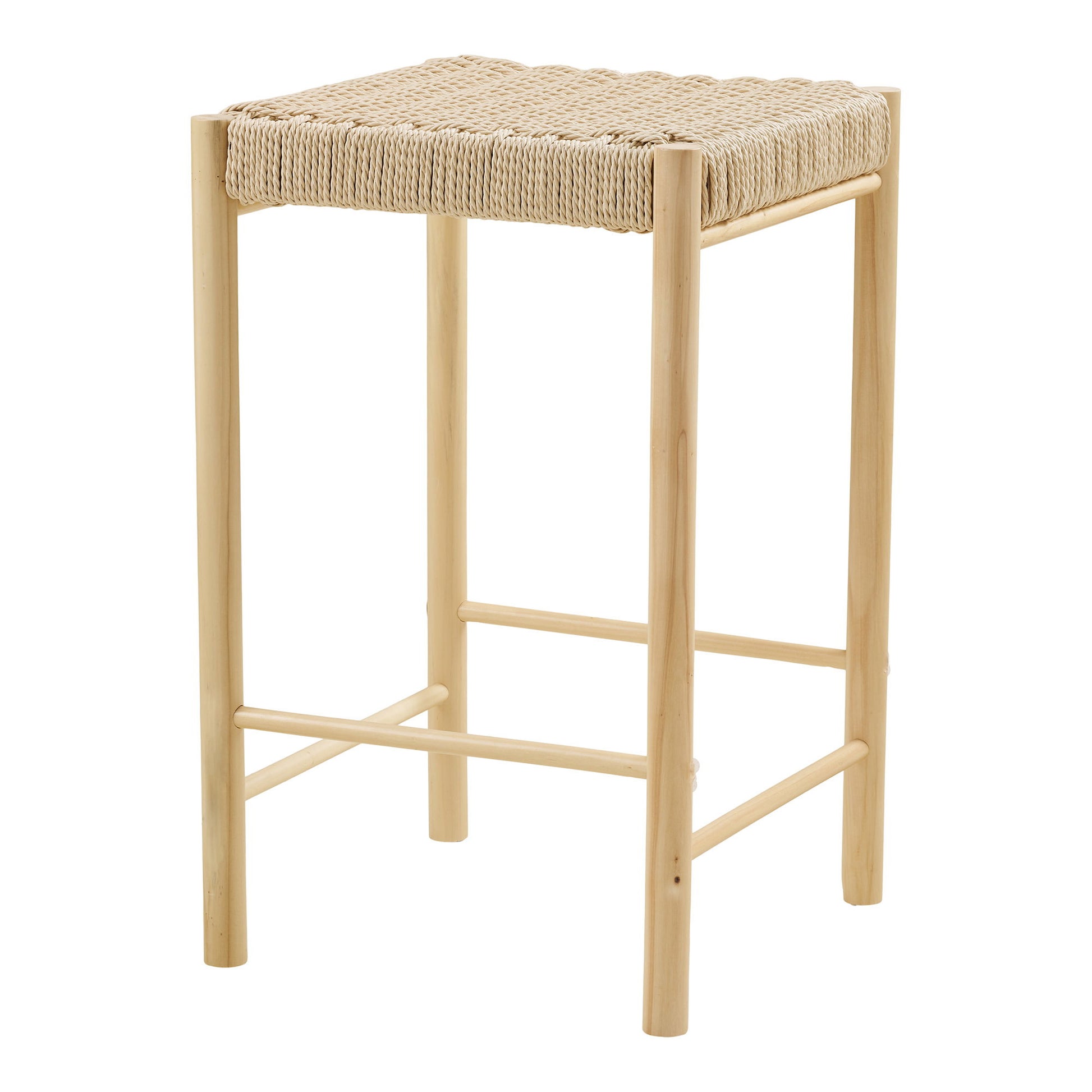 Silla de mostrador Abano - Natural