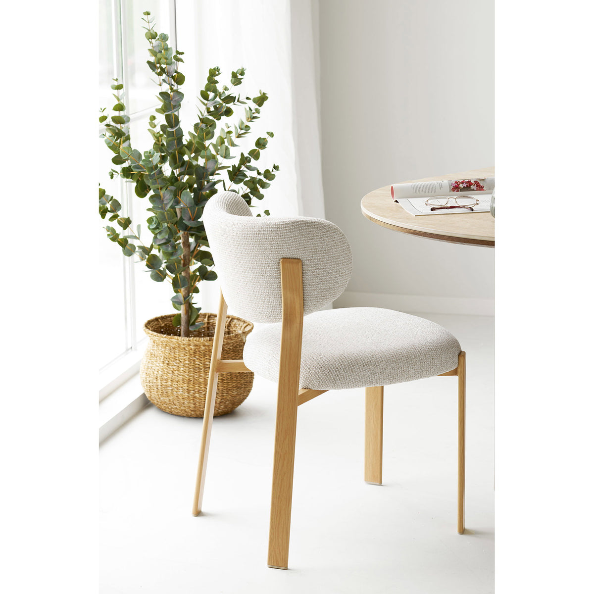 Silla de comedor Savina - Arena / Natural