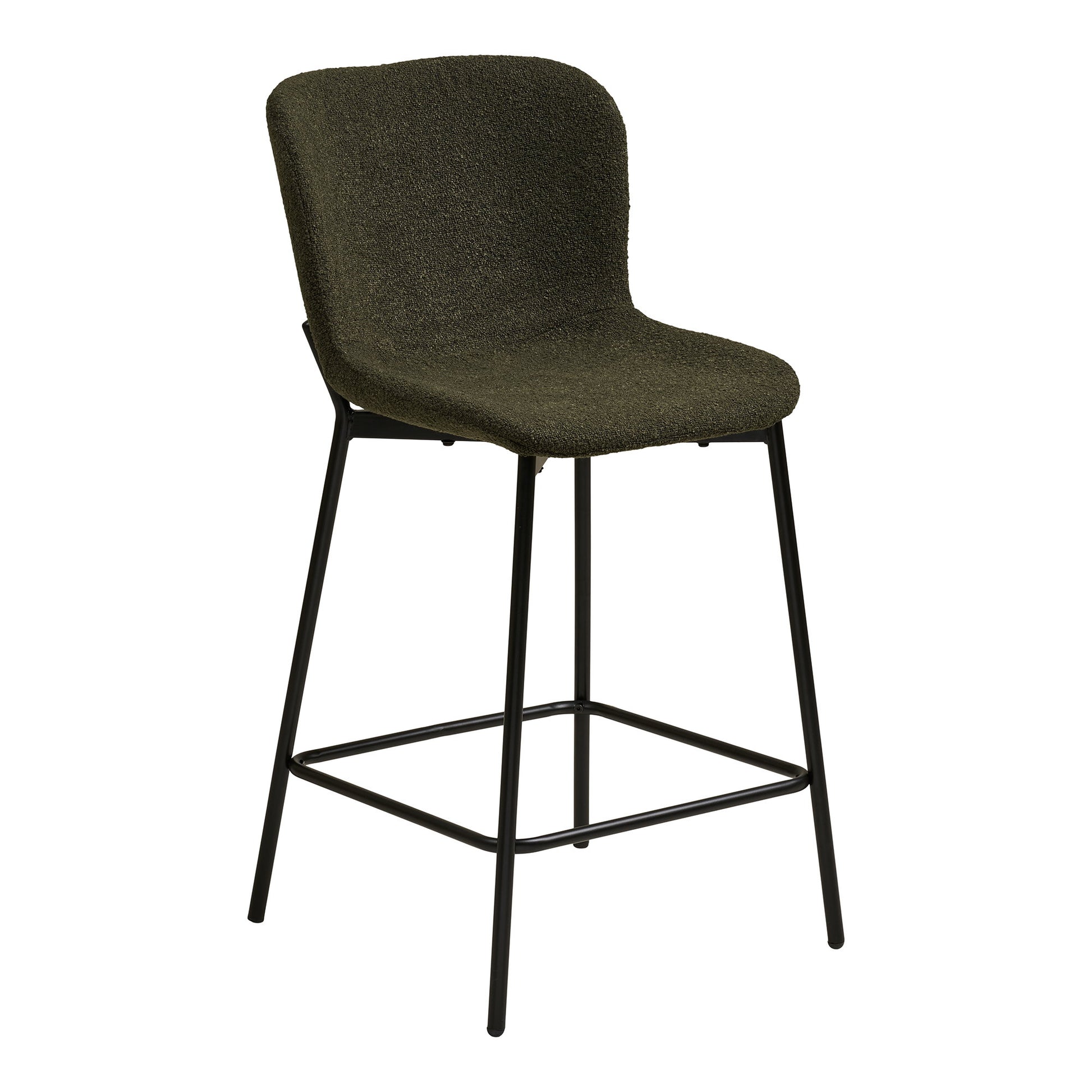 Silla de mostrador Maceda - Verde oscuro