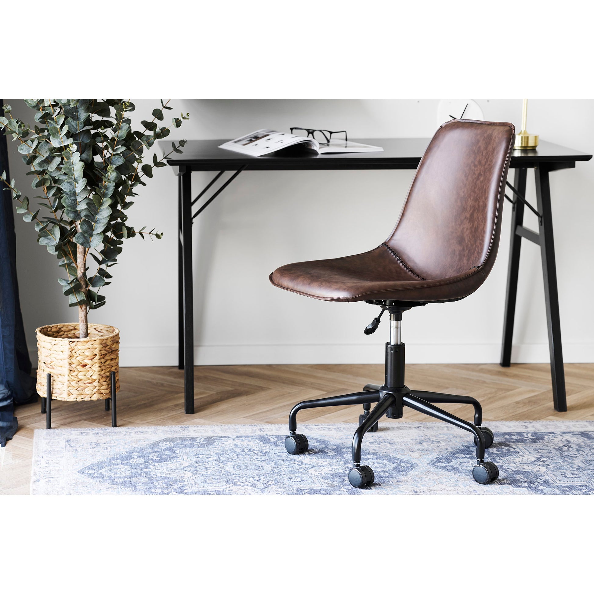 Silla de oficina Monaco - Marrón