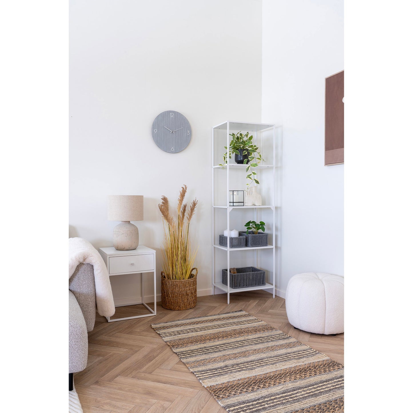Puf Paisley - Blanco Roto