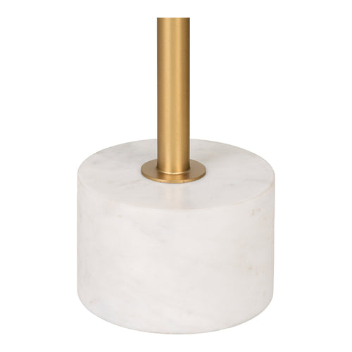 Lecco Side Table - Brass / Marble