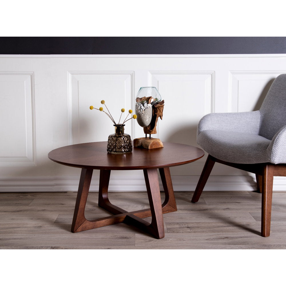 Mesa de centro Hellerup - Marrón
