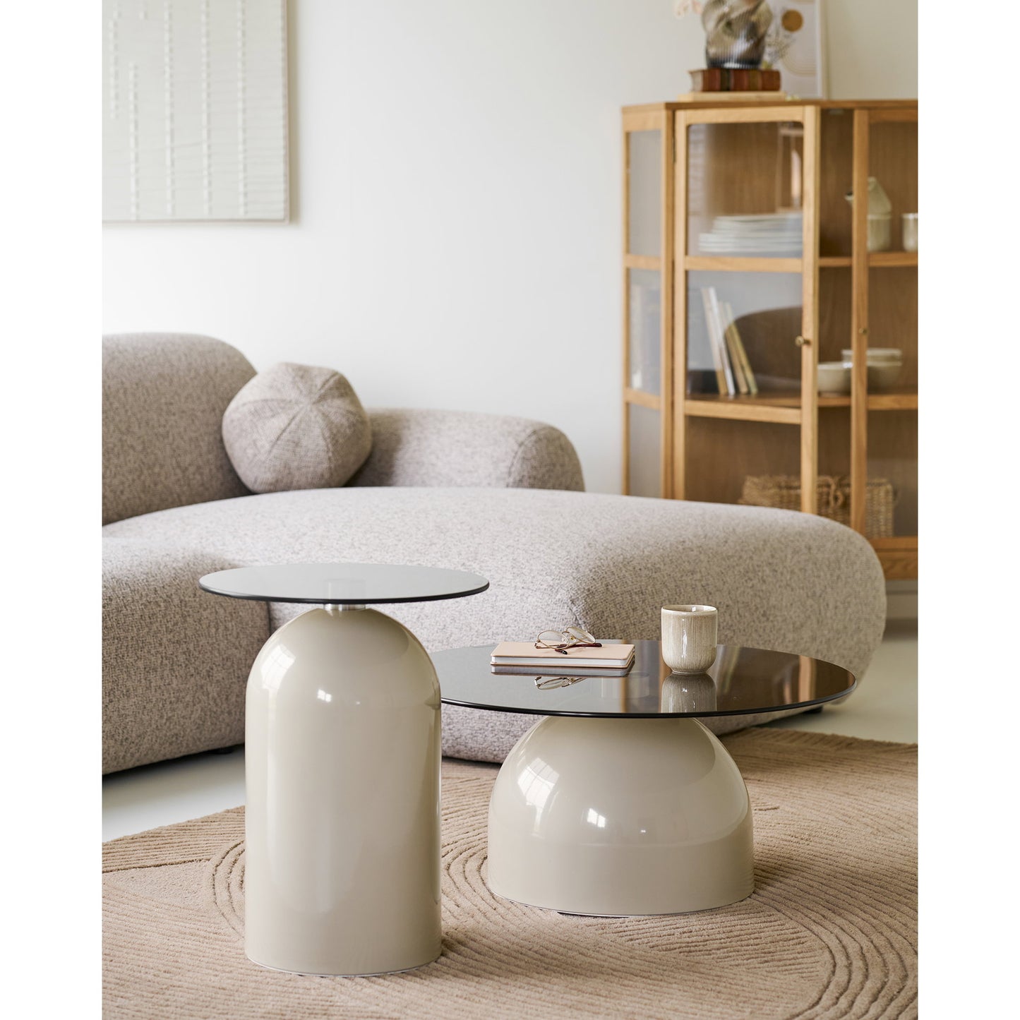 Mesa de centro Ravello - Beige / Gris