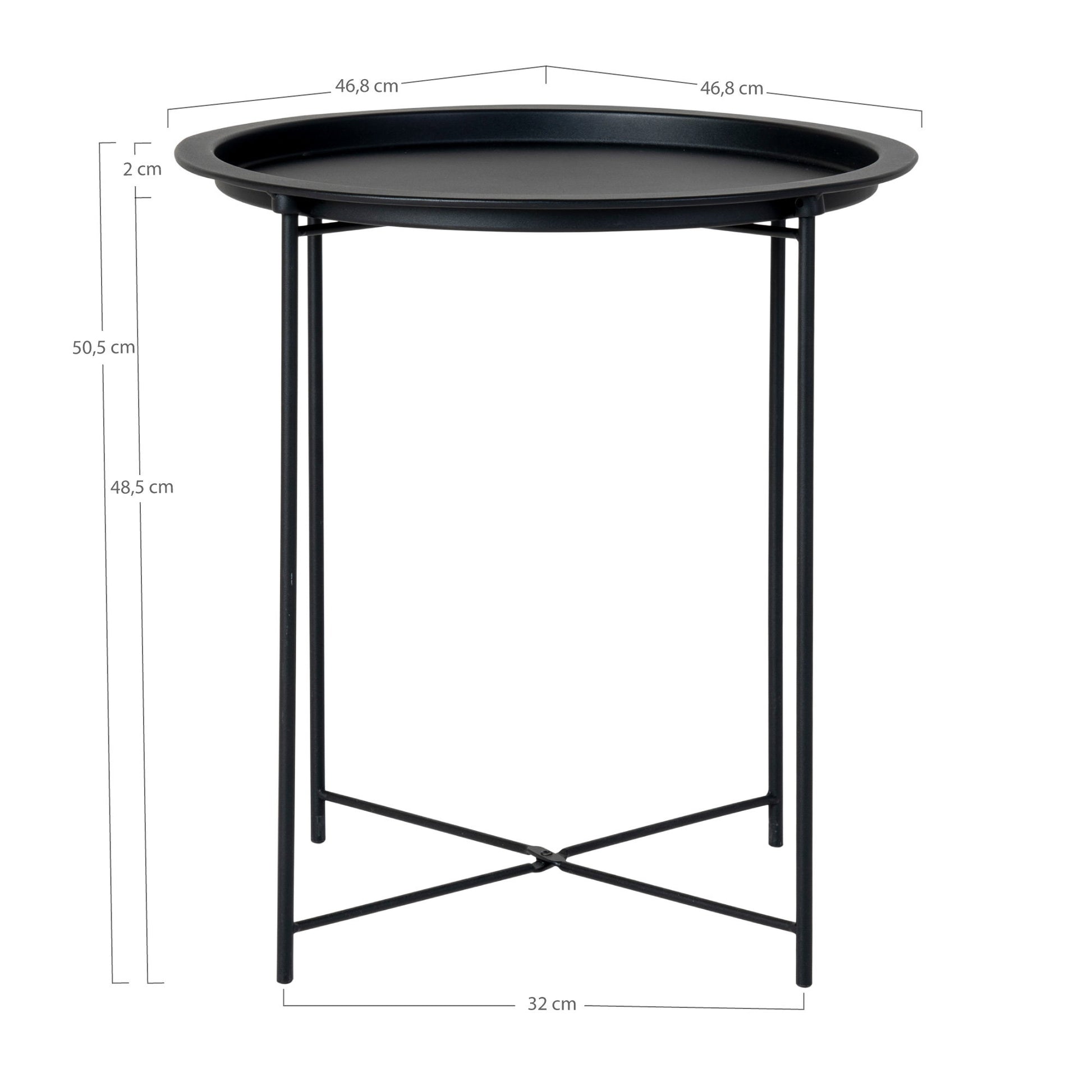 Mesa auxiliar Bastia - Negro