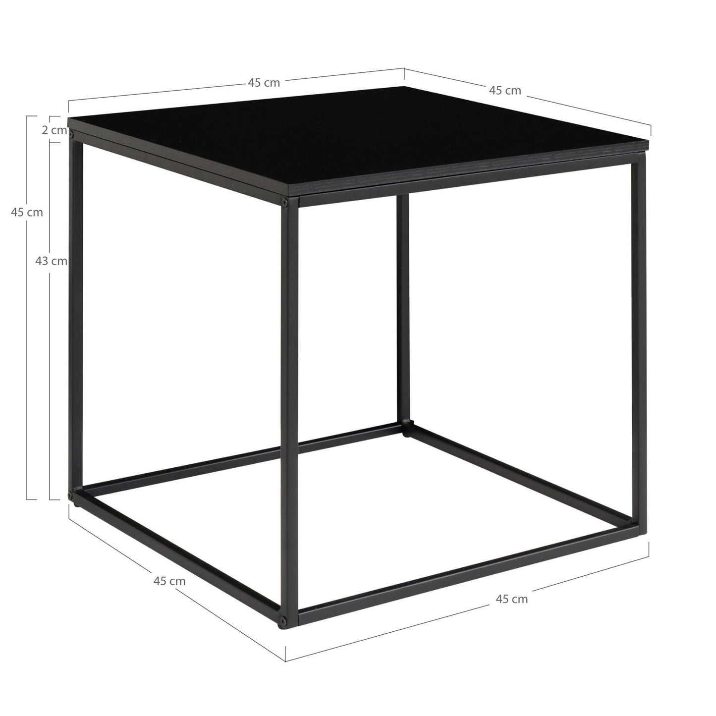 Mesa auxiliar Vita - Negro