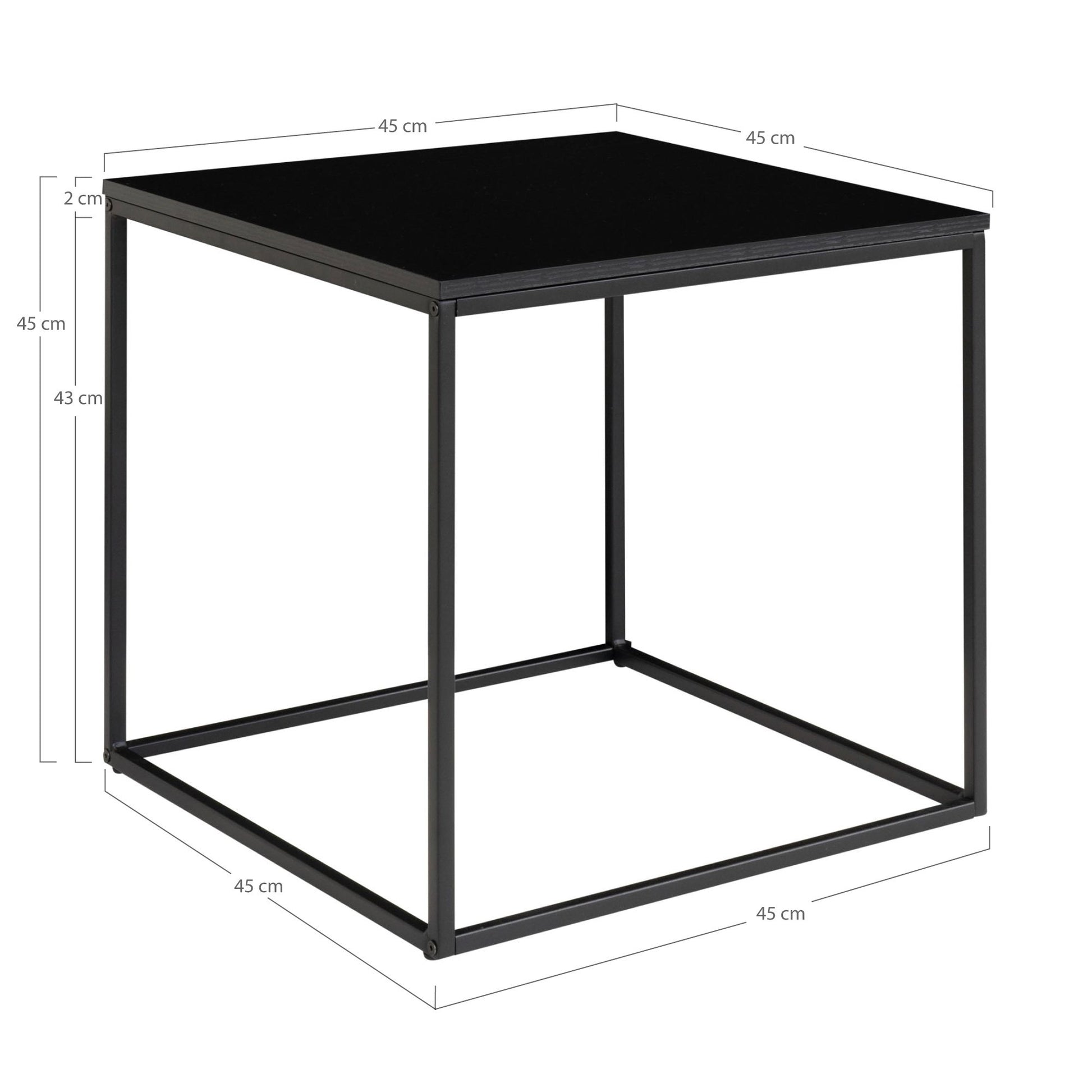Mesa auxiliar Vita - Negro