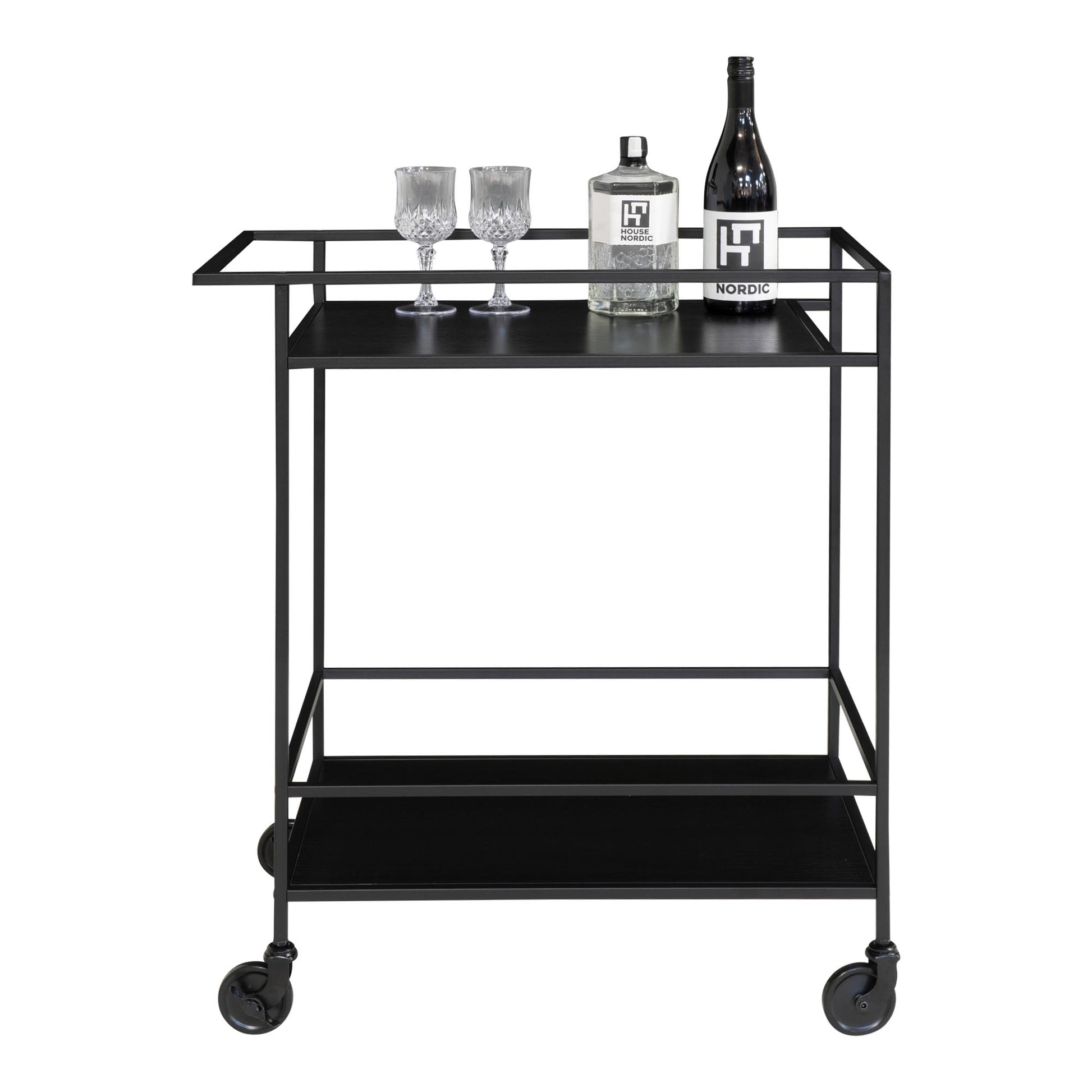 Carro de bar Vita - Negro