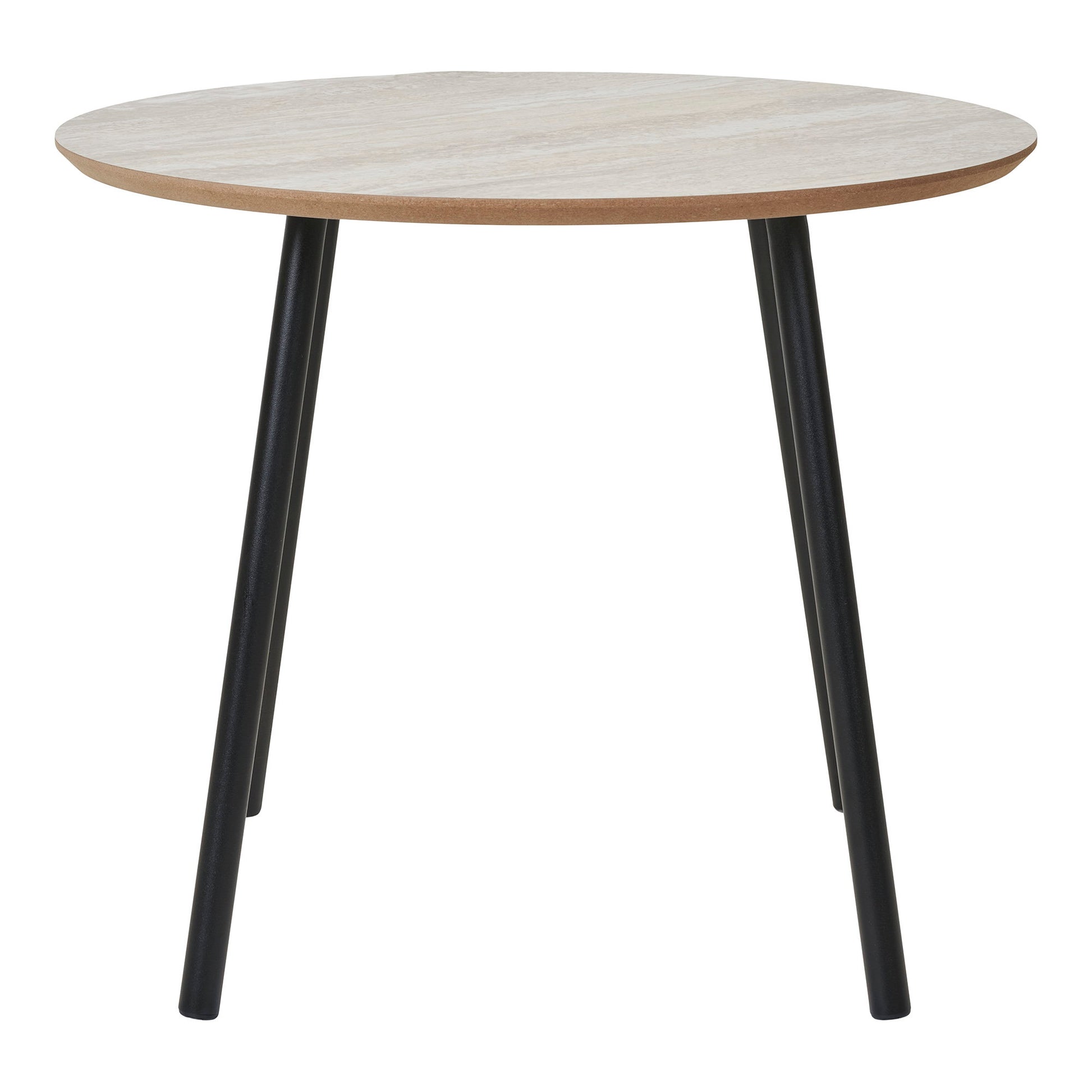 Mesa de centro Aalst - Negro / Beige