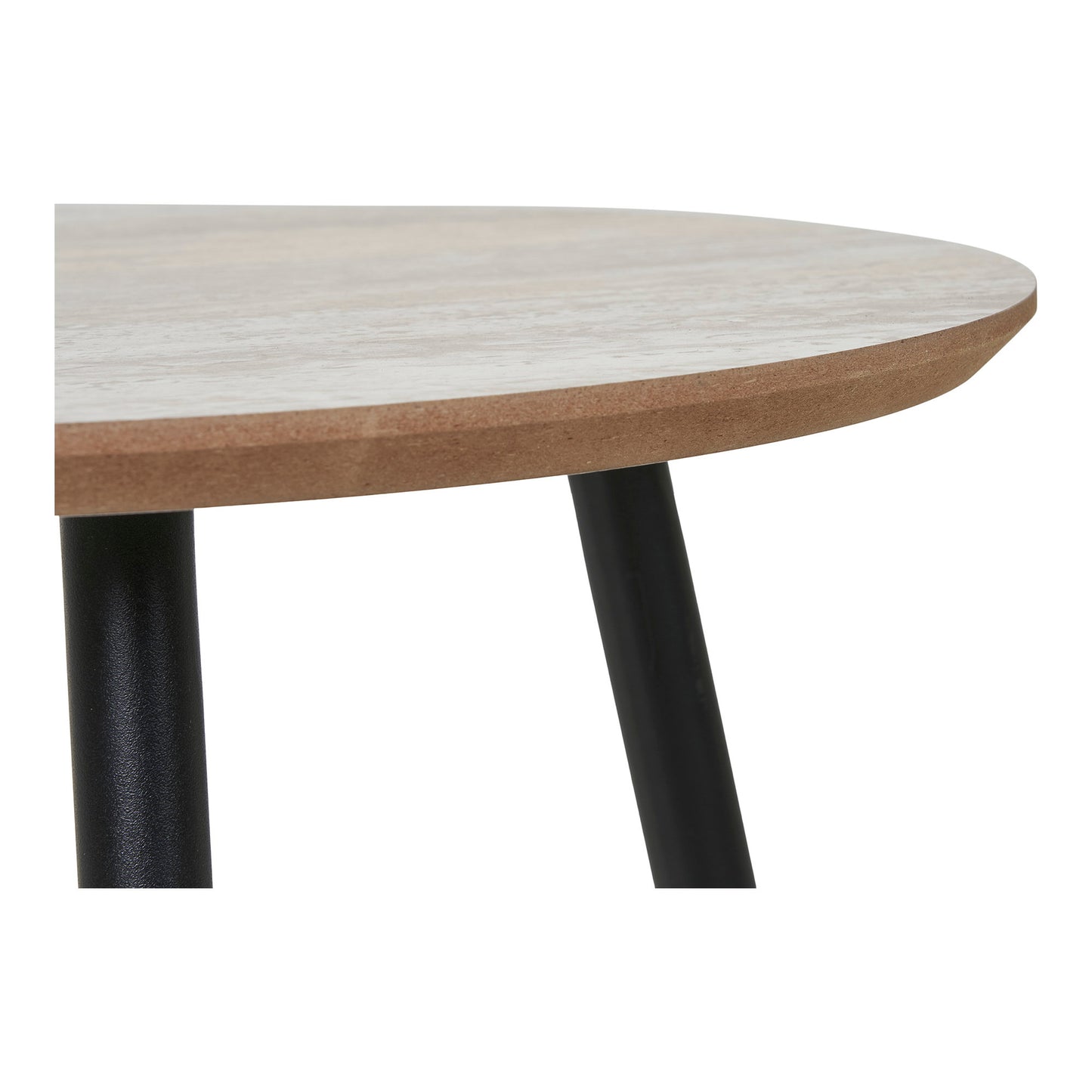Mesa de centro Aalst - Negro / Beige