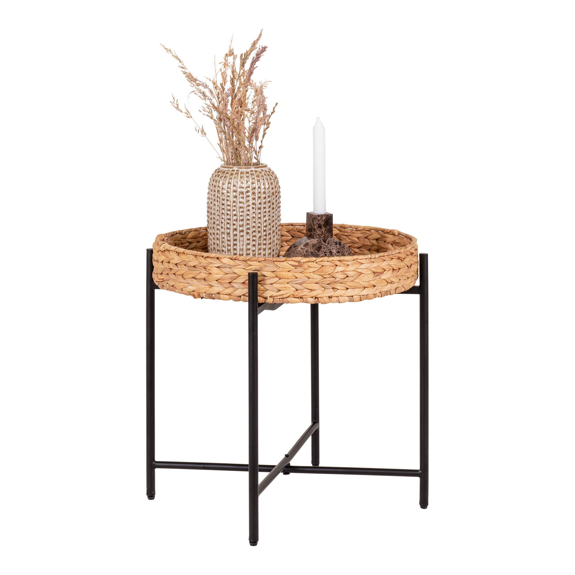 Mesa auxiliar Naro - Negro / Natural
