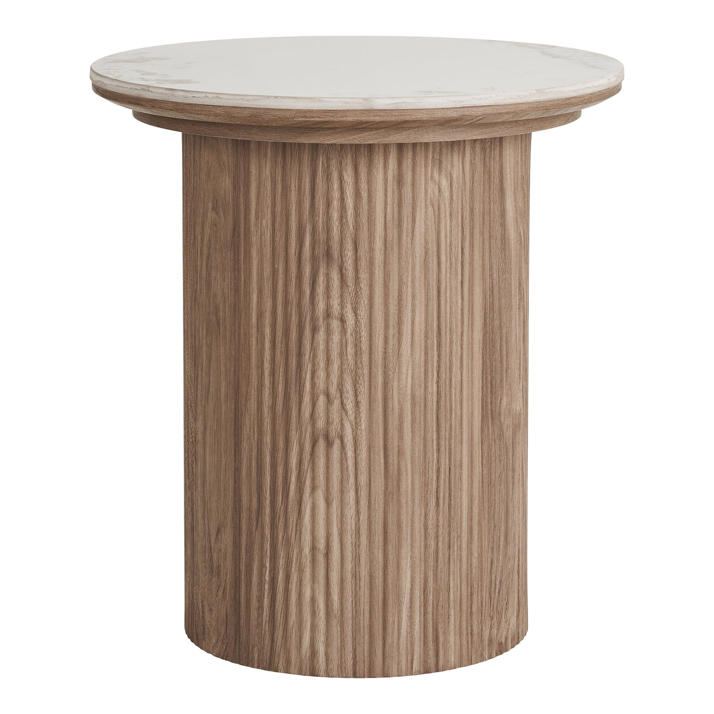 Mesa Auxiliar Atenas - Blanco / Marrón