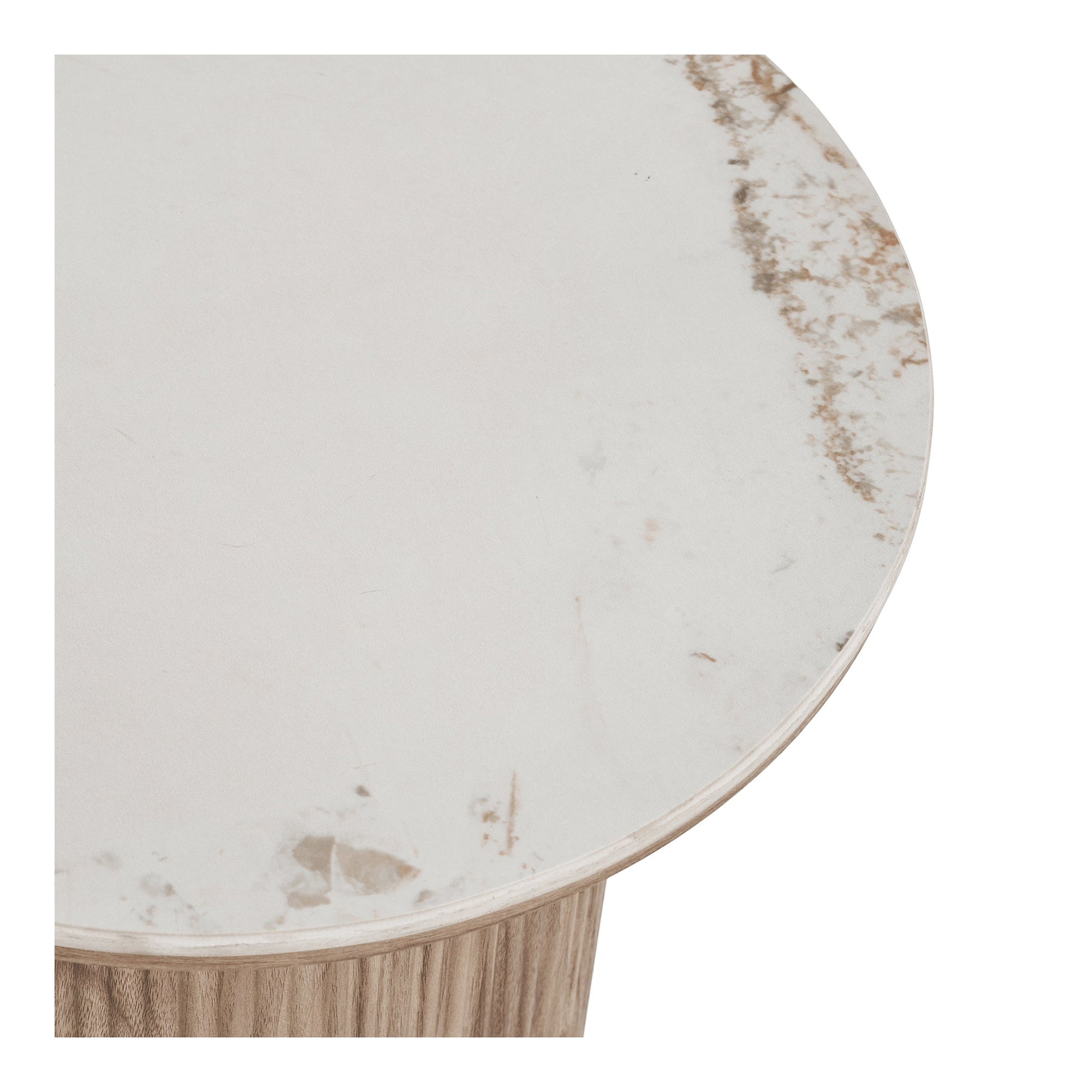 Mesa Auxiliar Atenas - Blanco / Marrón