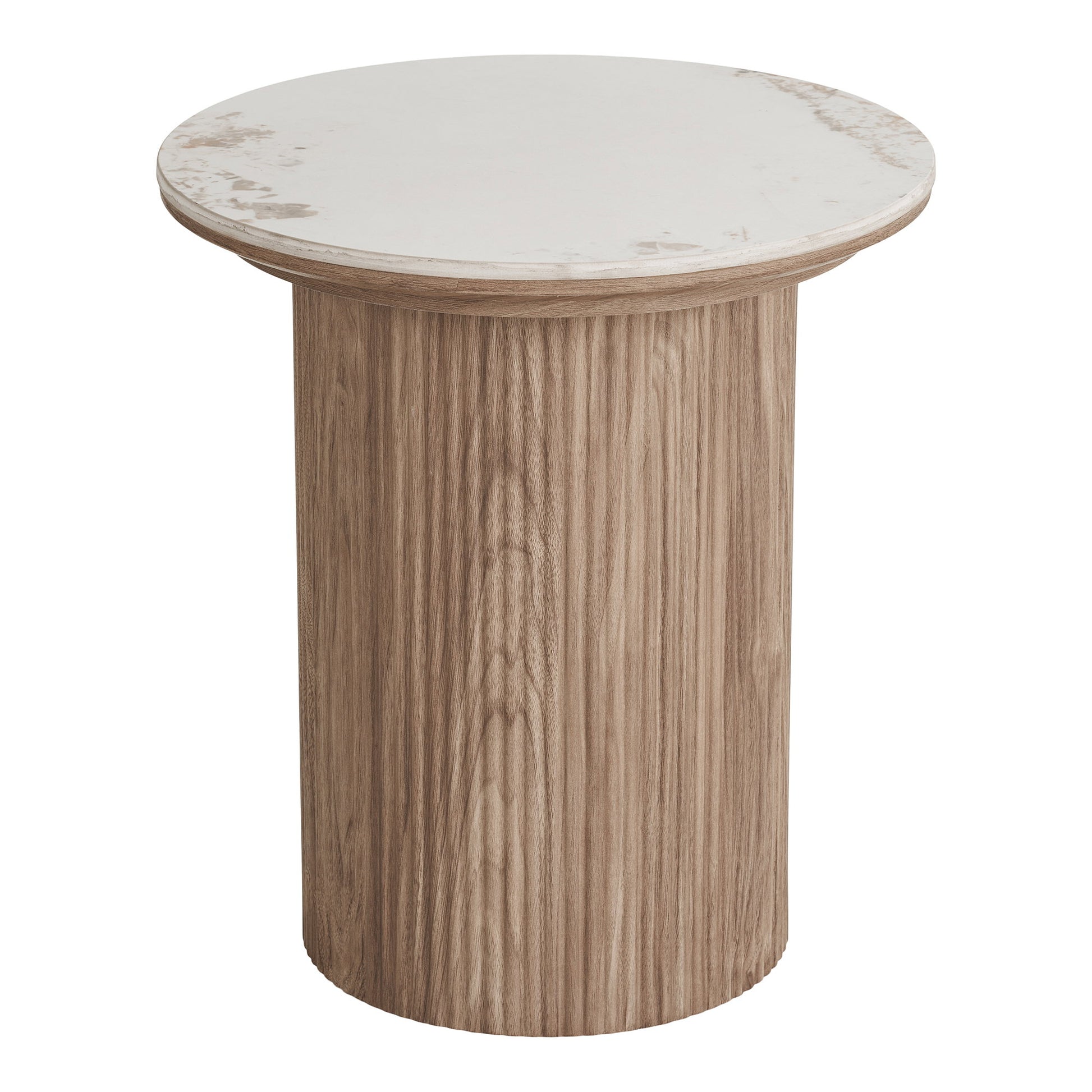 Mesa Auxiliar Atenas - Blanco / Marrón
