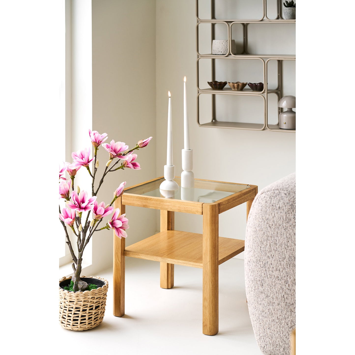 Mesa auxiliar Lourmarin - Roble
