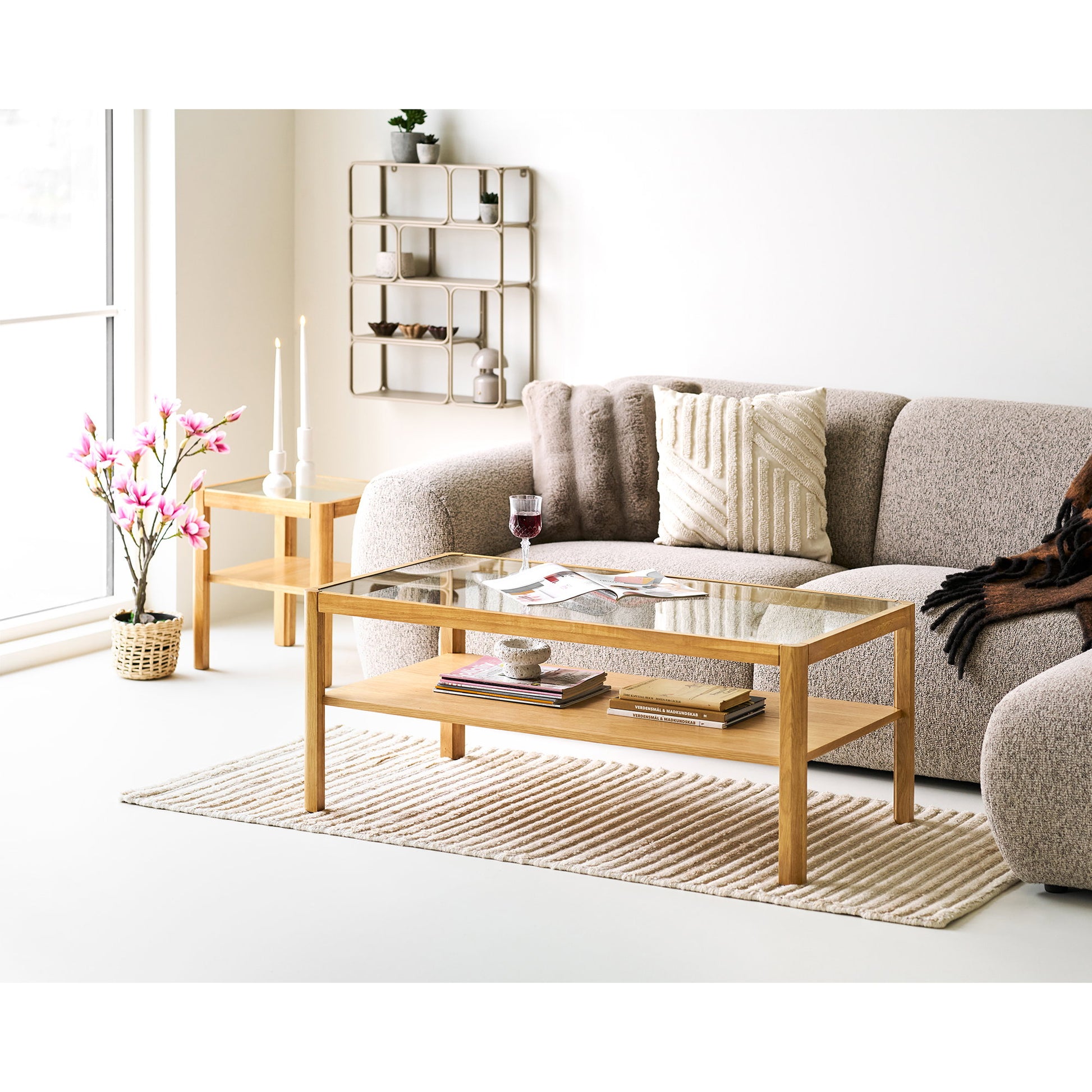 Mesa auxiliar Lourmarin - Roble