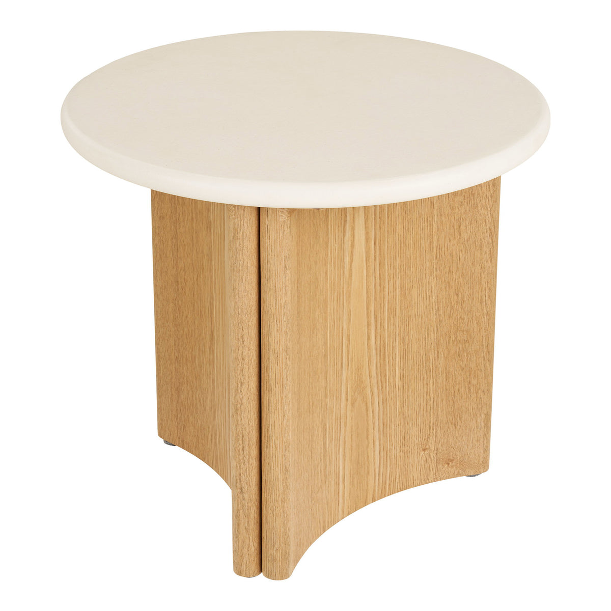 Mesa auxiliar Motril - Blanco / Natural