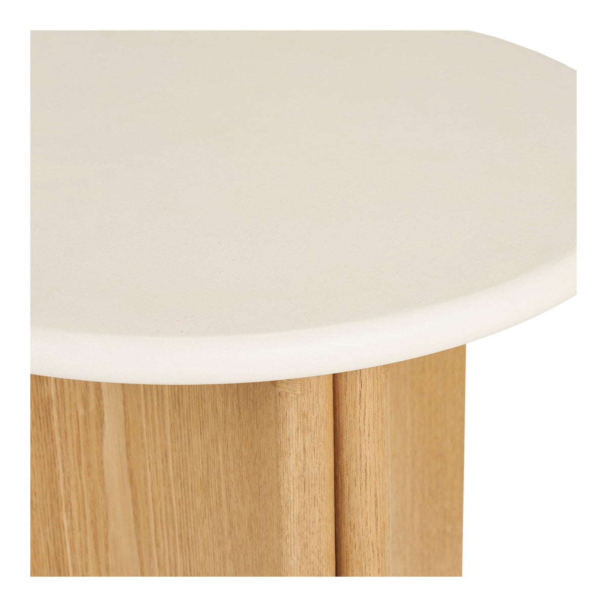 Mesa auxiliar Motril - Blanco / Natural