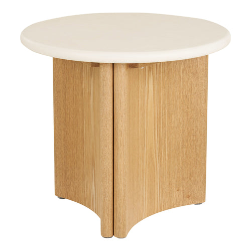 Mesa auxiliar Motril - Blanco / Natural