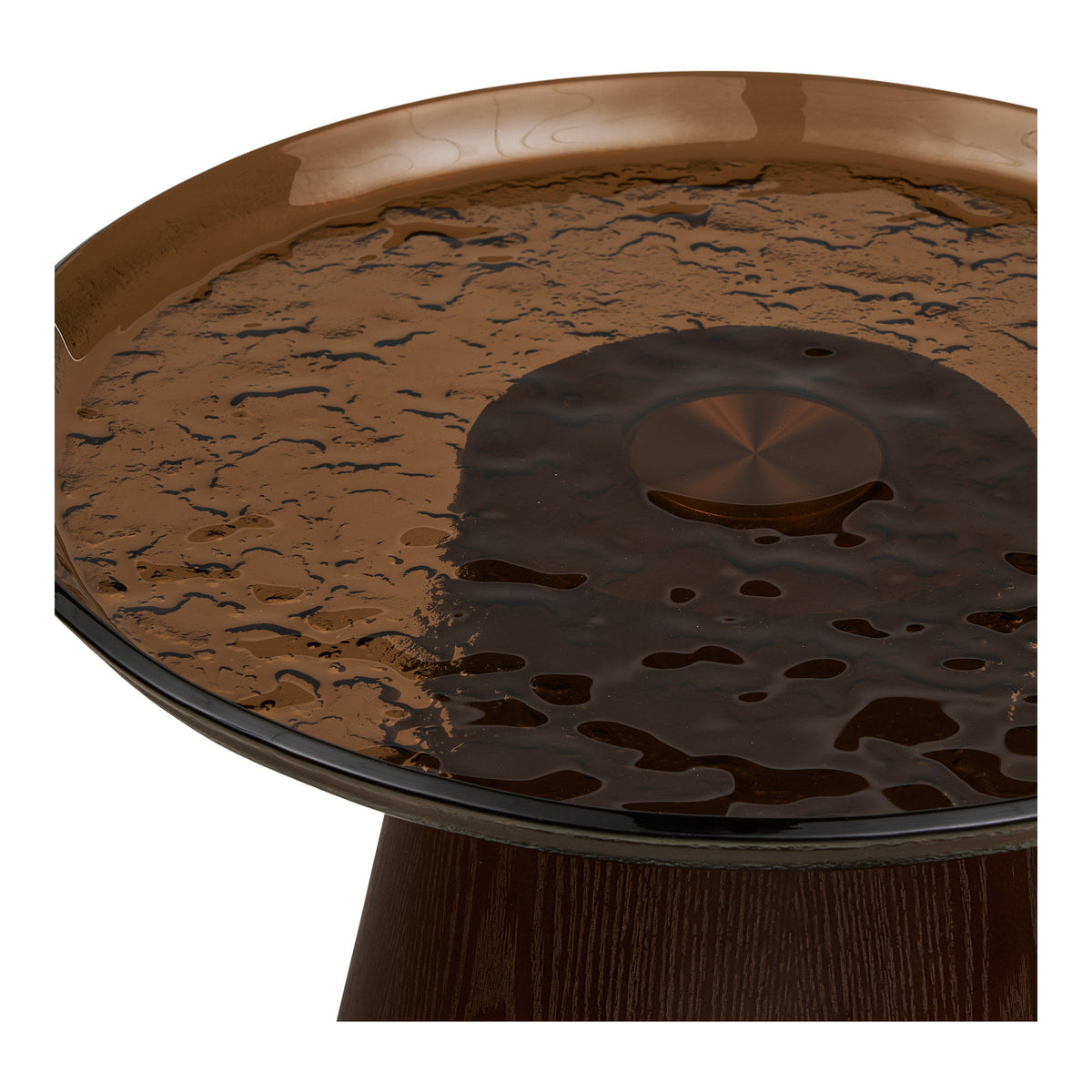 Mesa auxiliar Orvieto - Marrón oscuro