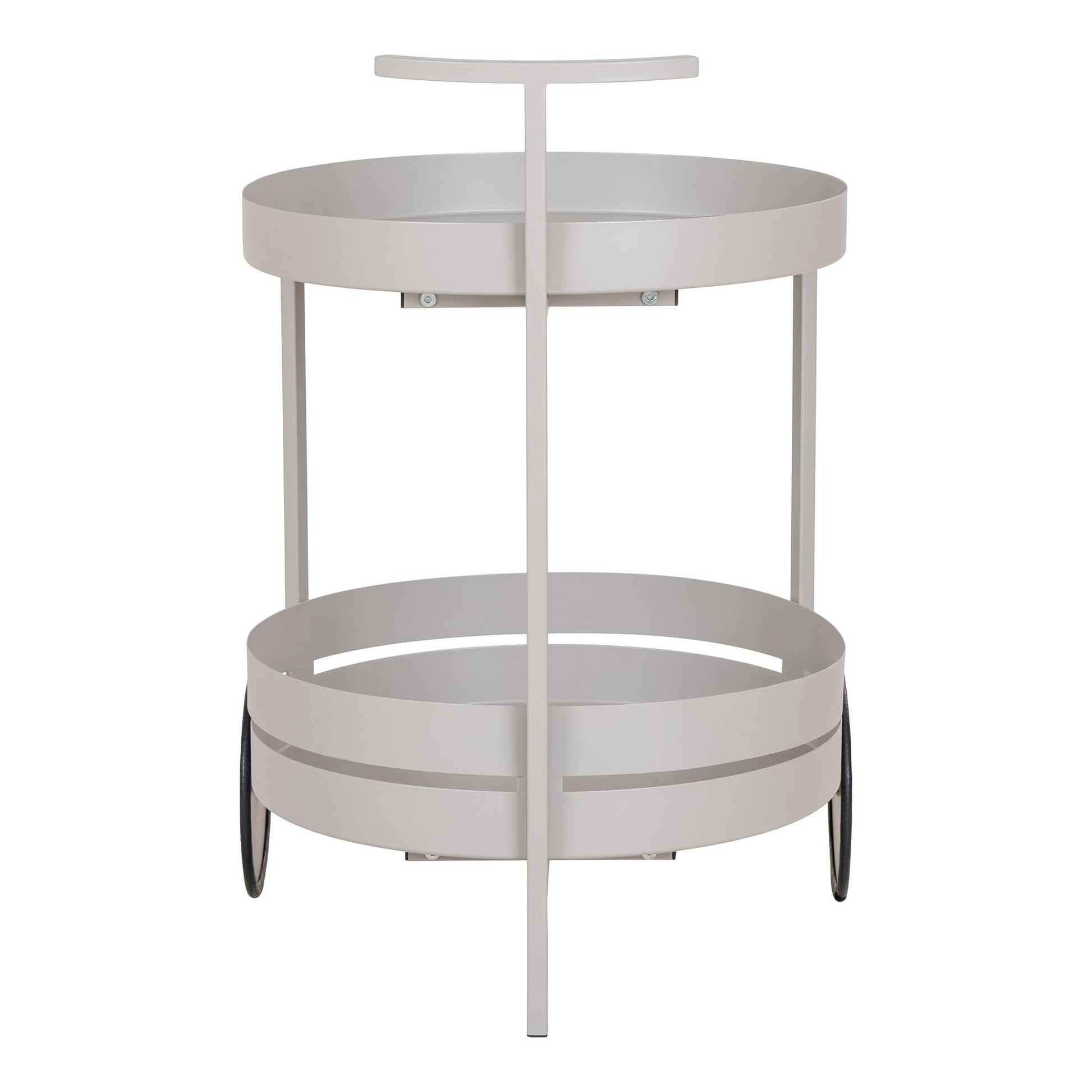 Antiguo carrito con barra - Gris