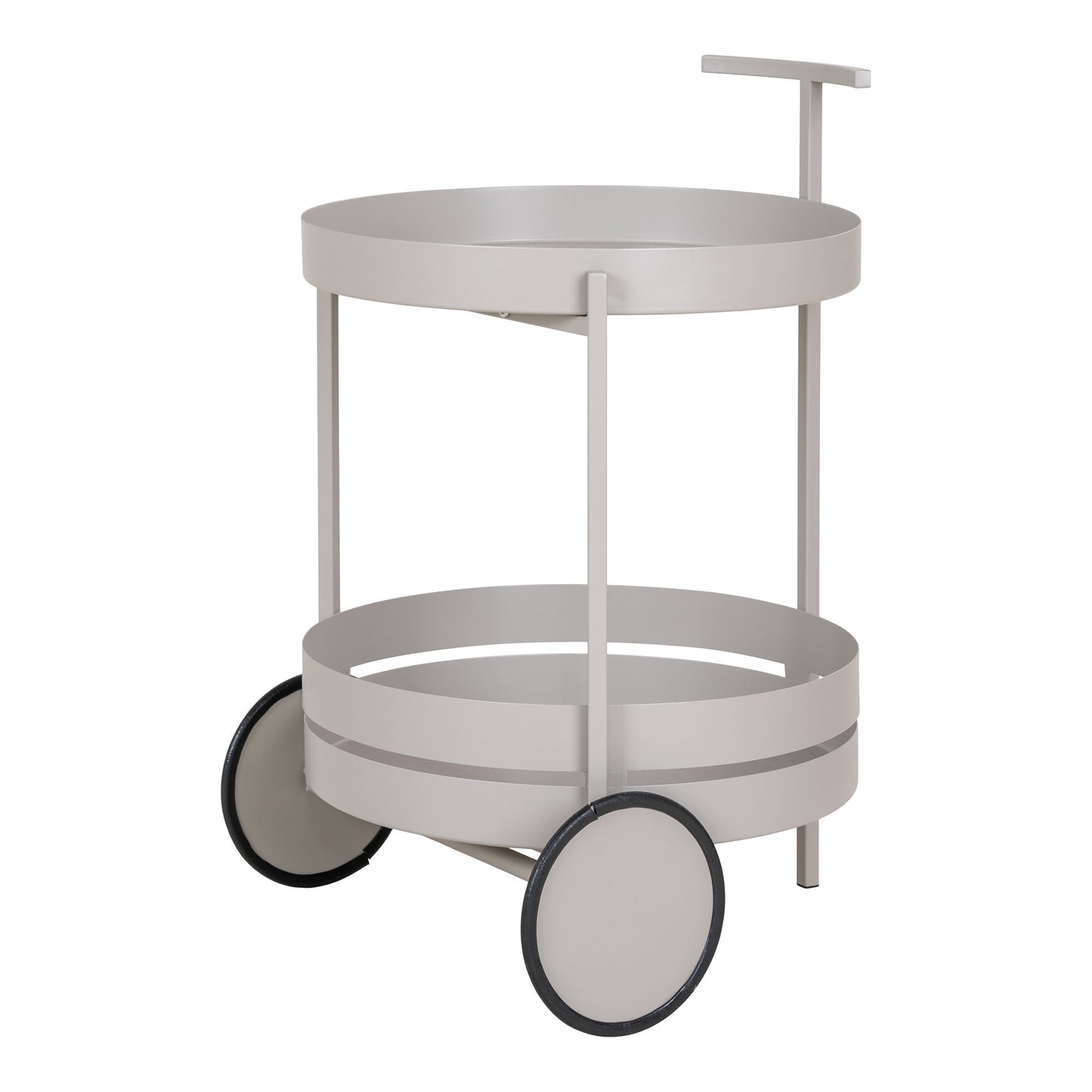 Antiguo carrito con barra - Gris