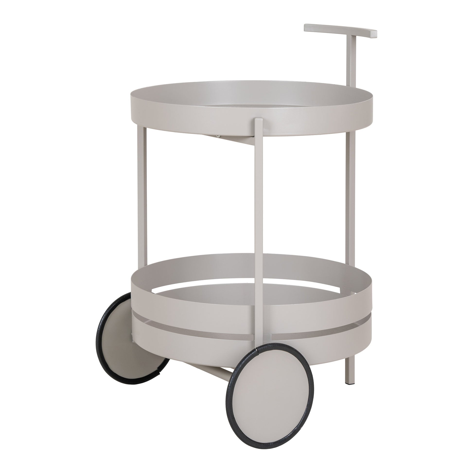 Antiguo carrito con barra - Gris