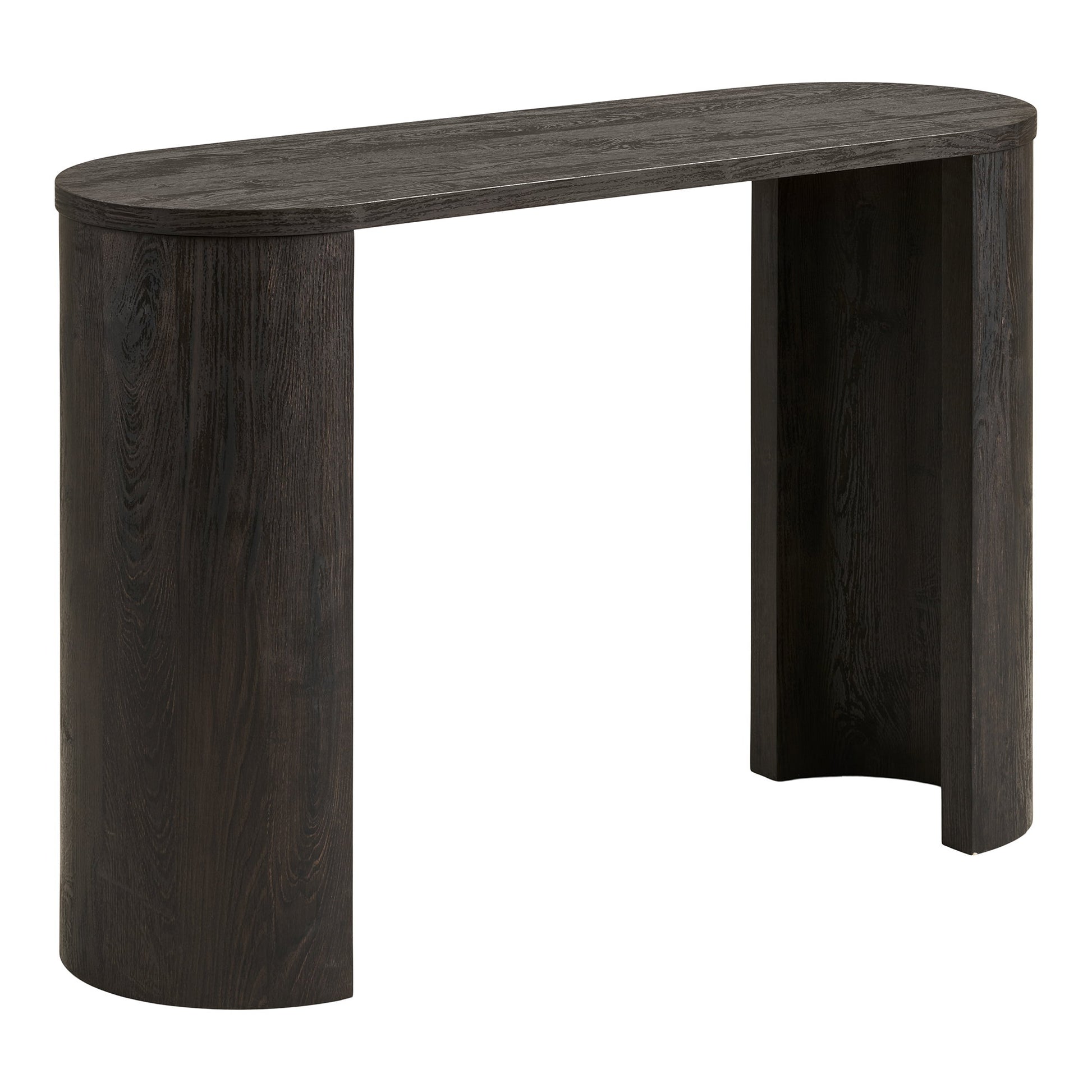 Mesa consola Bibione - Marrón oscuro