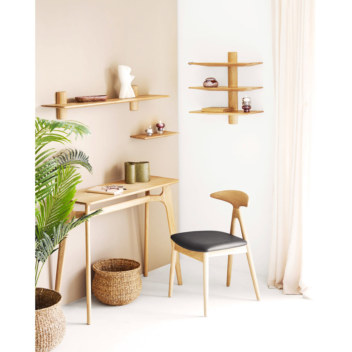 Mesa consola Rennes - Roble