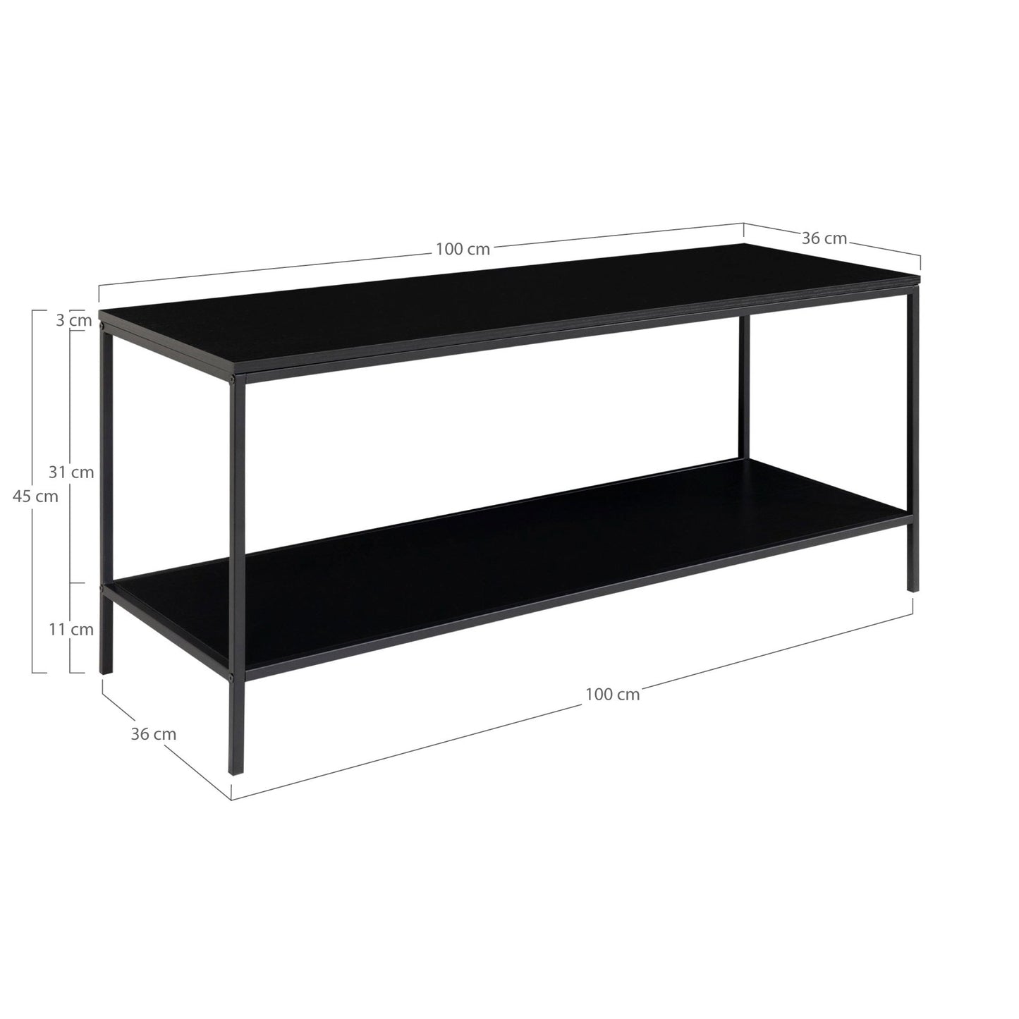 Soporte para TV Vita - Negro