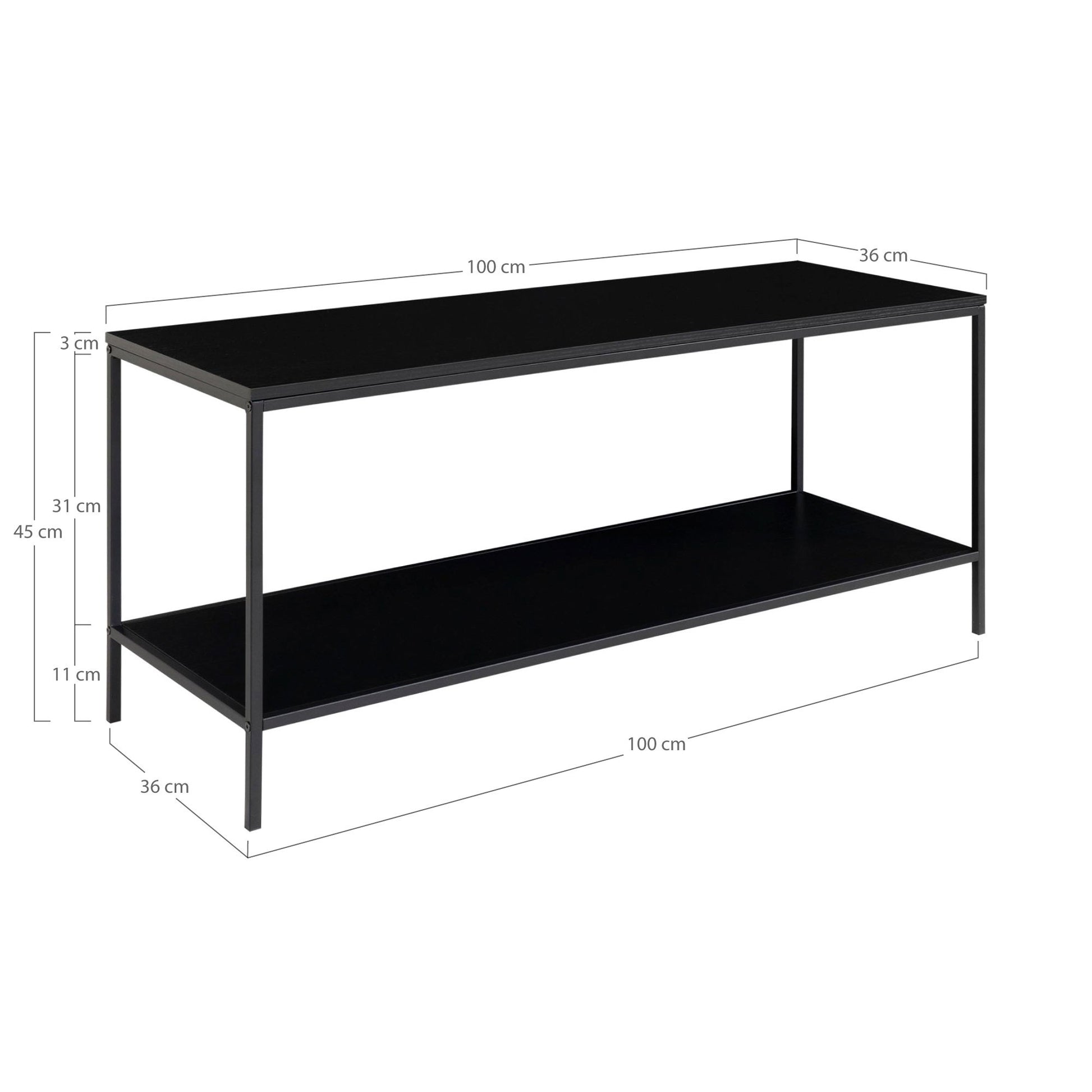 Soporte para TV Vita - Negro