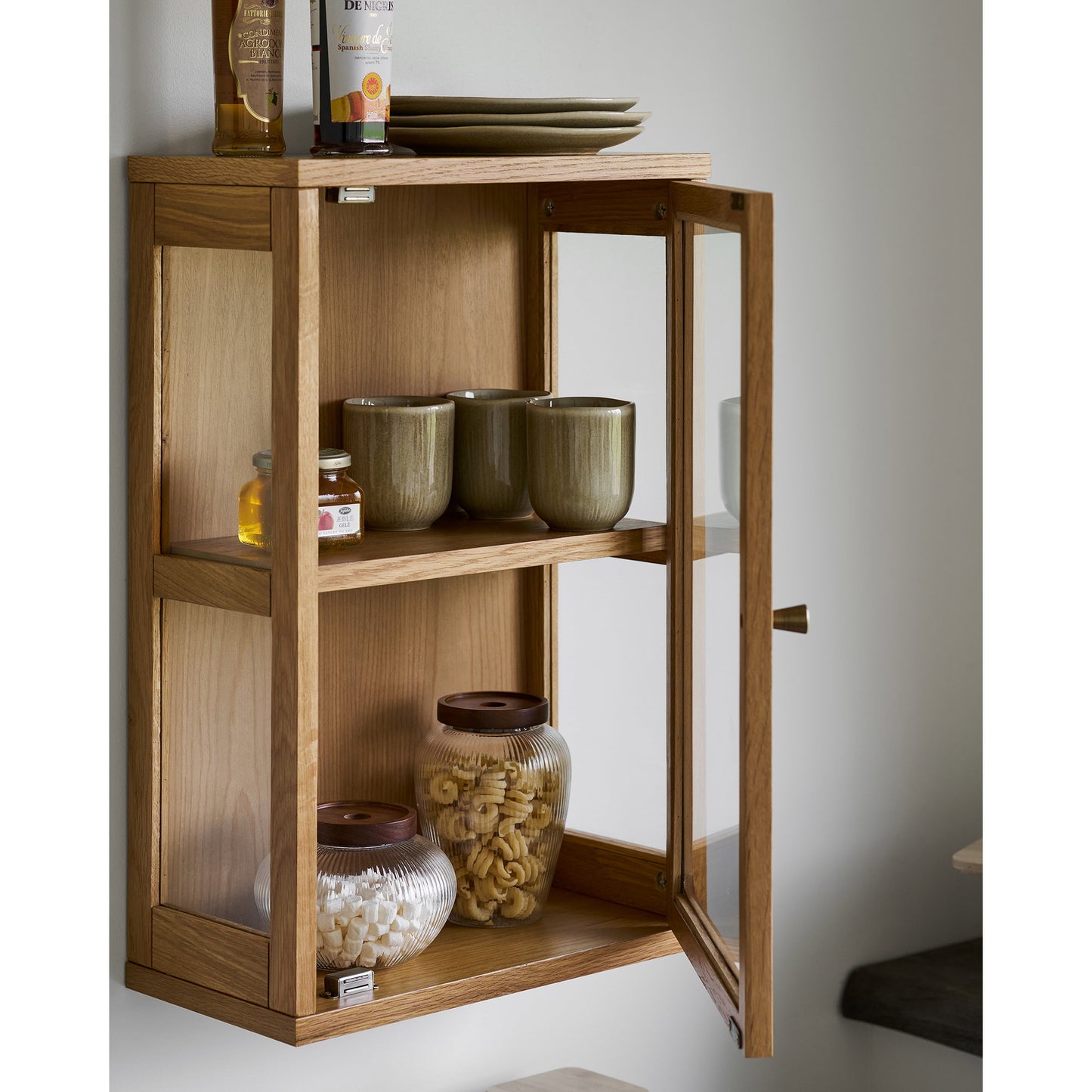 Mueble colgante de pared Zamora - Roble