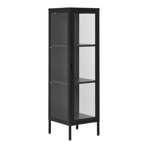 Slim Display Cabinet Brisbane - Black