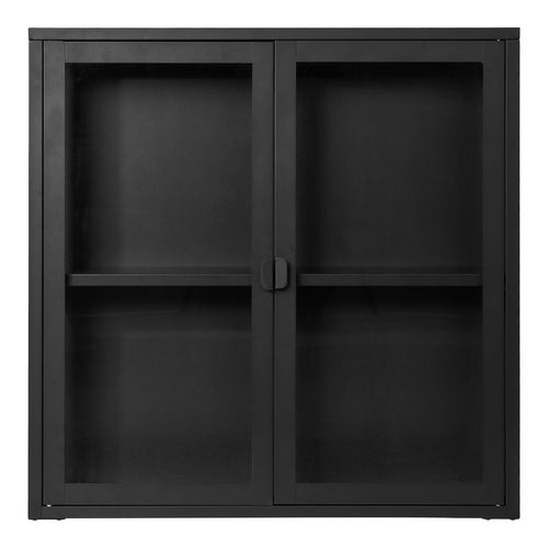 Brisbane Wall-Mounted Display Cabinet - Black