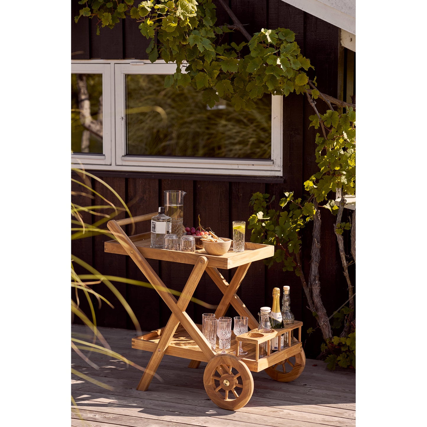 Carrito de té de cuento de hadas - Natural