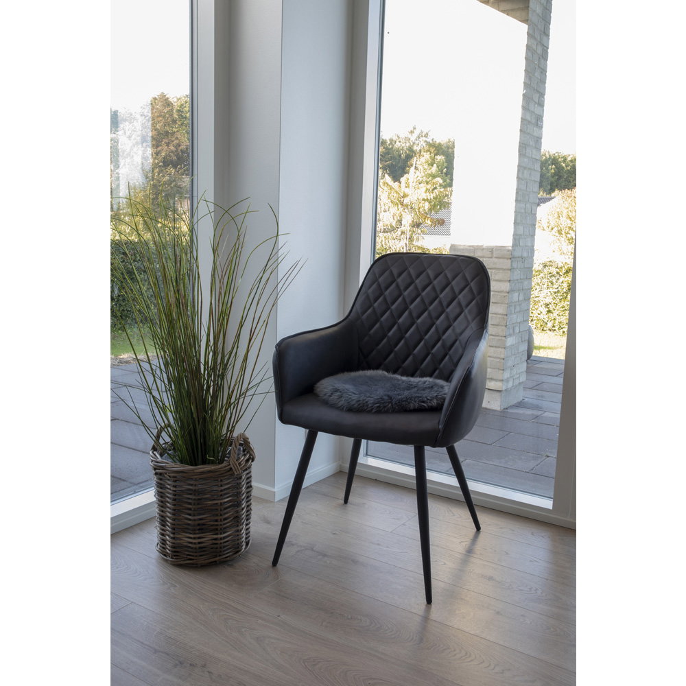Asiento de piel de cordero - Gris