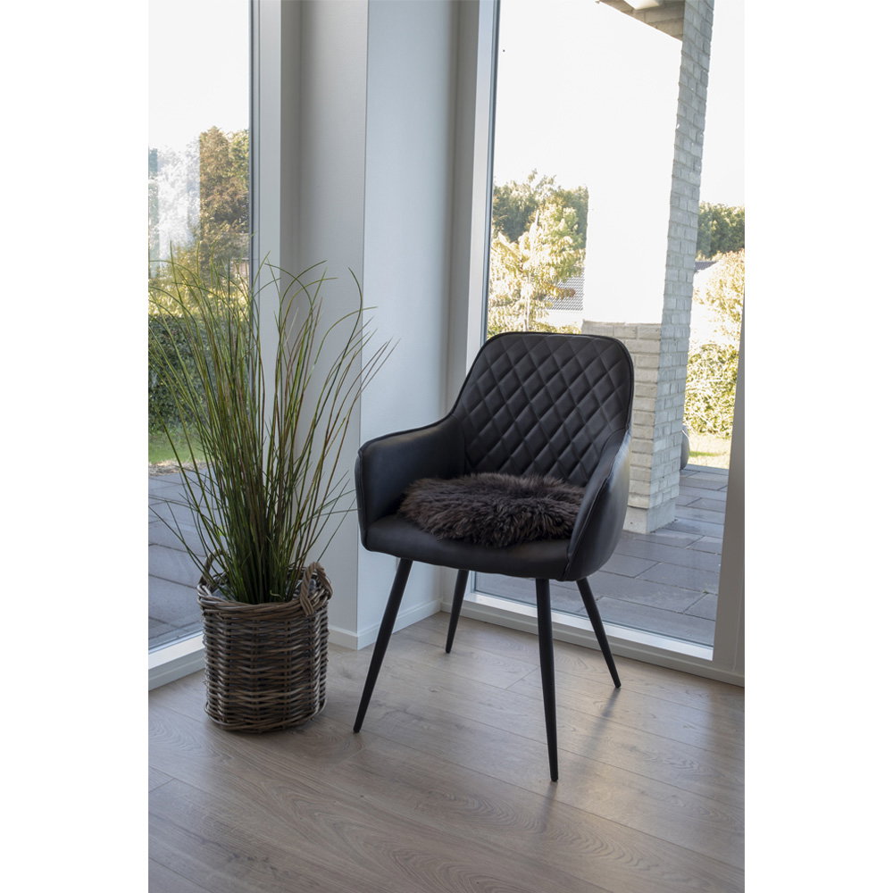 Asiento de piel de cordero - Marrón