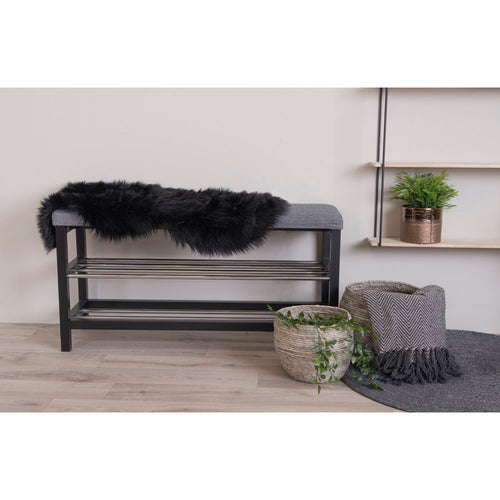 Faux Lambskin - Black
