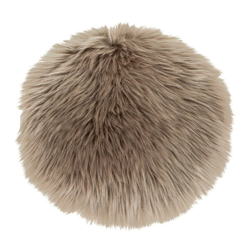 Faux Lambskin Seat - Light Brown