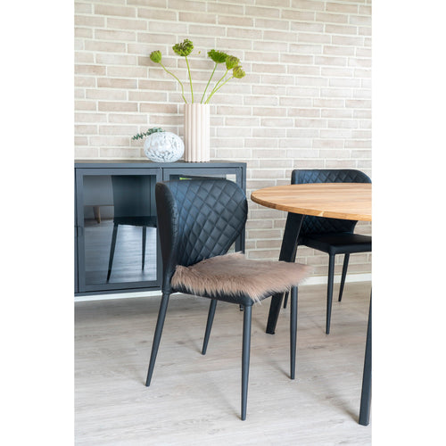 Artificial Lambskin Seat - Light Brown
