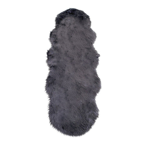 Faux Lambskin - Grey