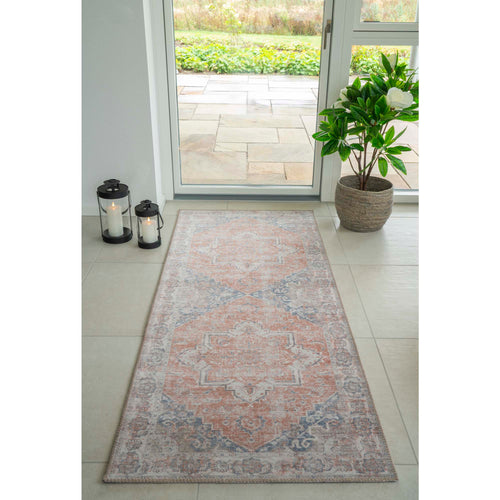 Havana Hallway Runner - Blue / Orange