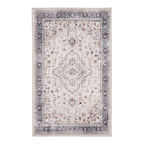 Havana Doormat - Off-white / Beige / Dusty blue