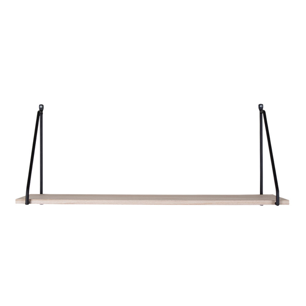 Estante de pared Arnhem - Negro / Natural