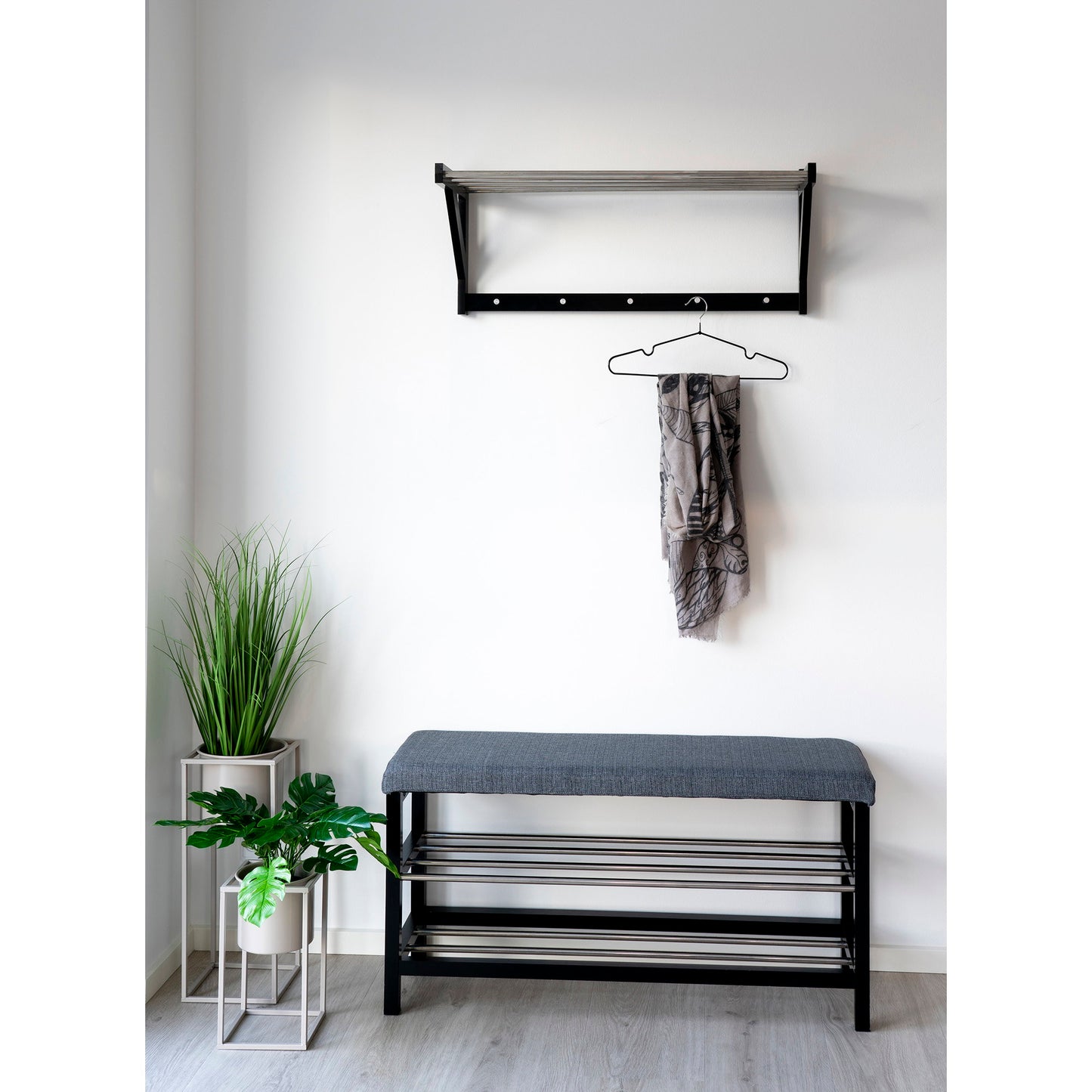Estante para sombreros Padova - Negro