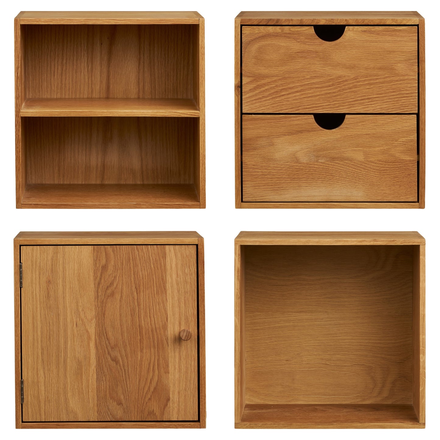 Estantes de pared Townsville, juego de 4 - Natural