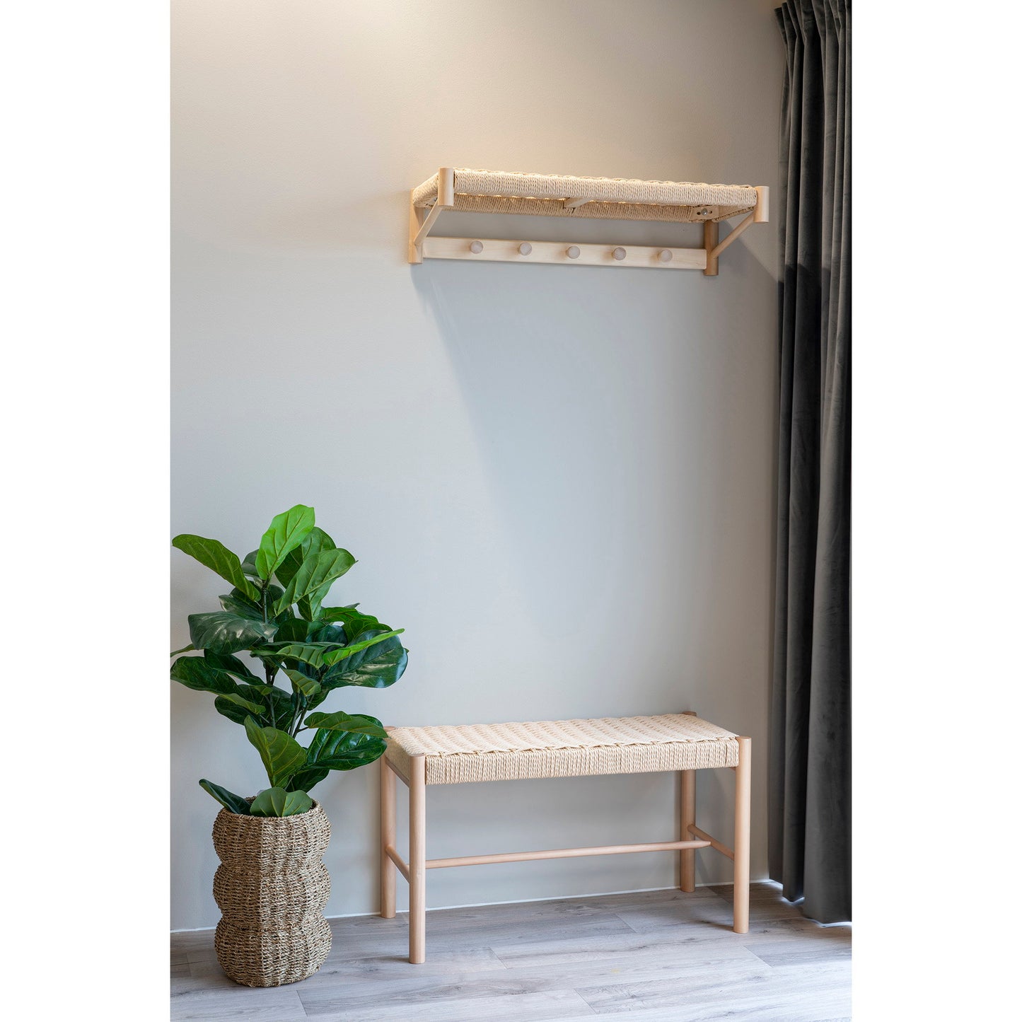 Estante para sombreros Abano - Natural
