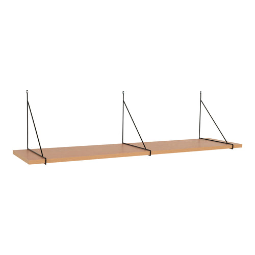 Estante de pared Chiba - Natural / Negro